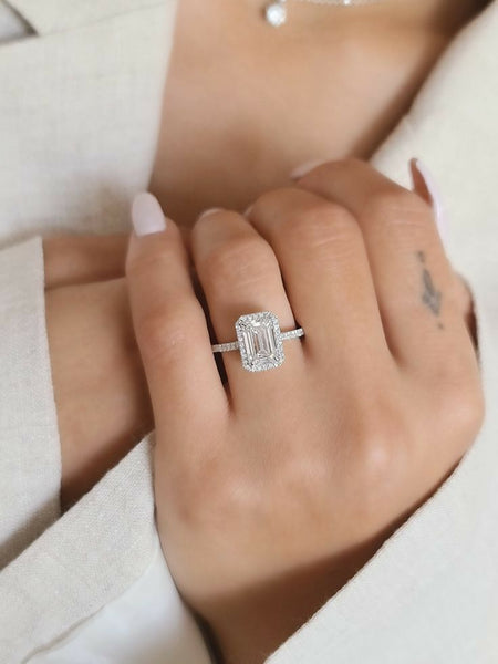 Diamond statement ring