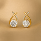 Curve Diamond Earrings