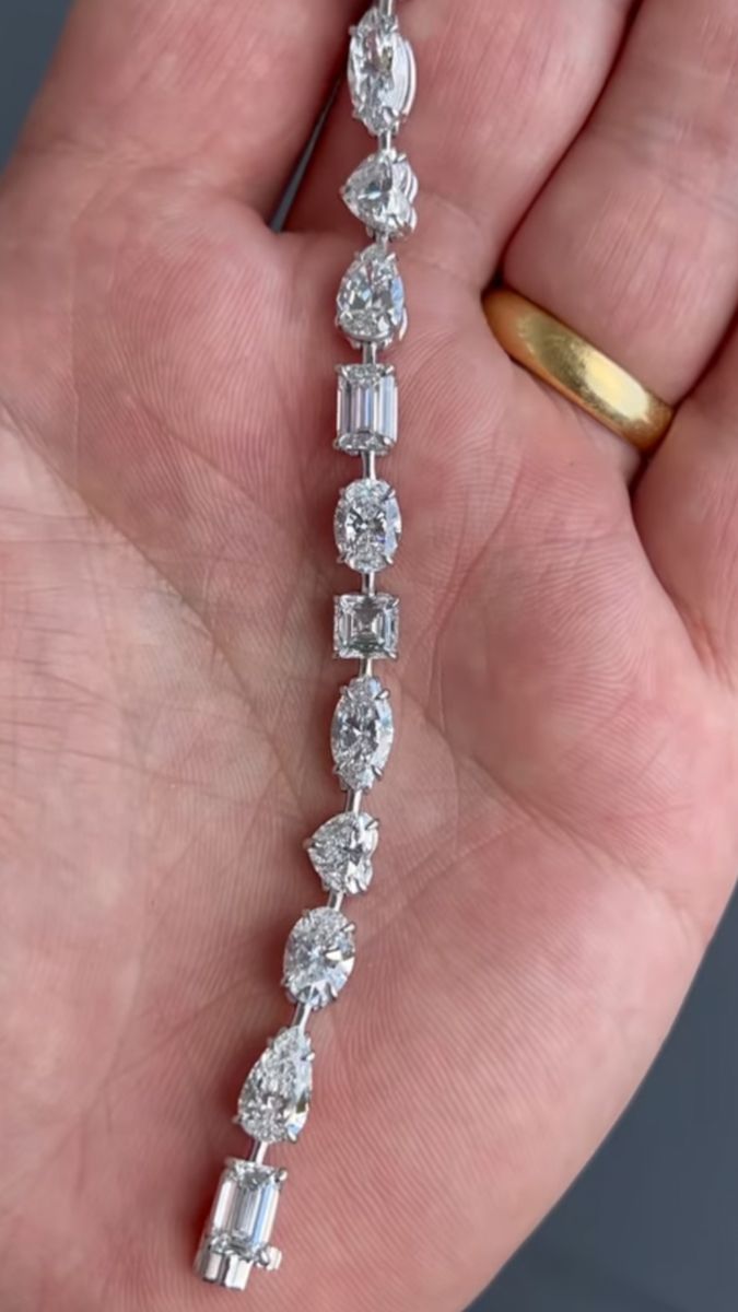 Mixed Cut Diamond Bracelet