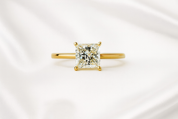 Princess Classic Solitaire Ring