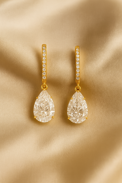 Aurelia Drop Diamond Earrings