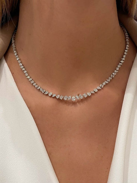 Layered chain necklaces
