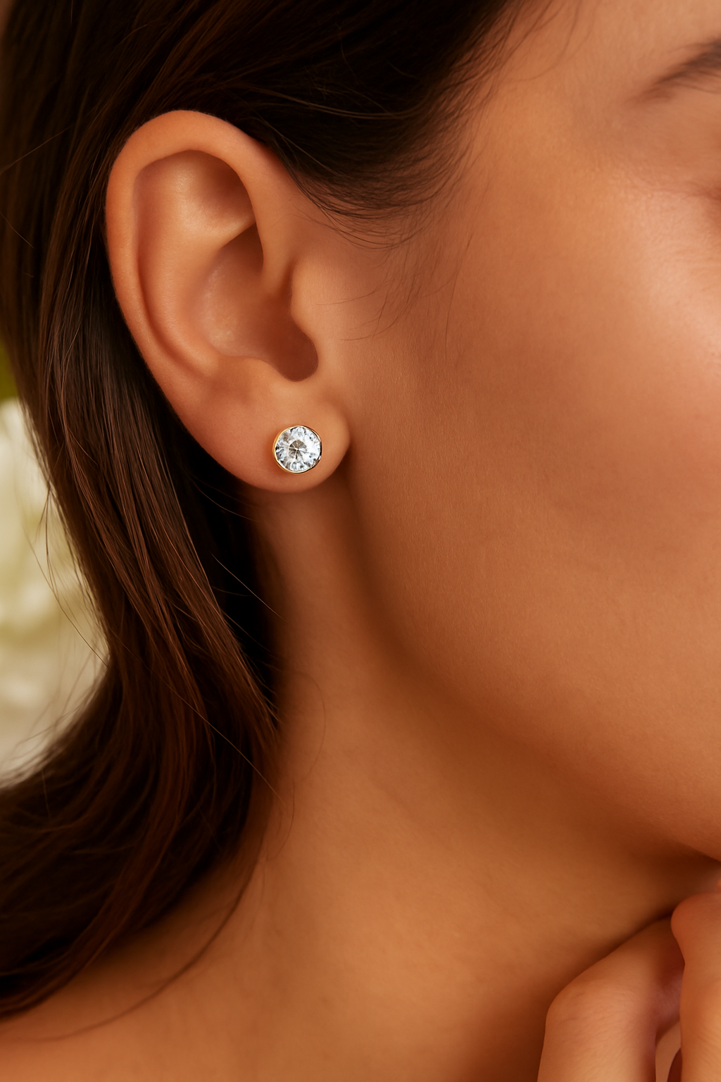 Classic Round Diamond Studs