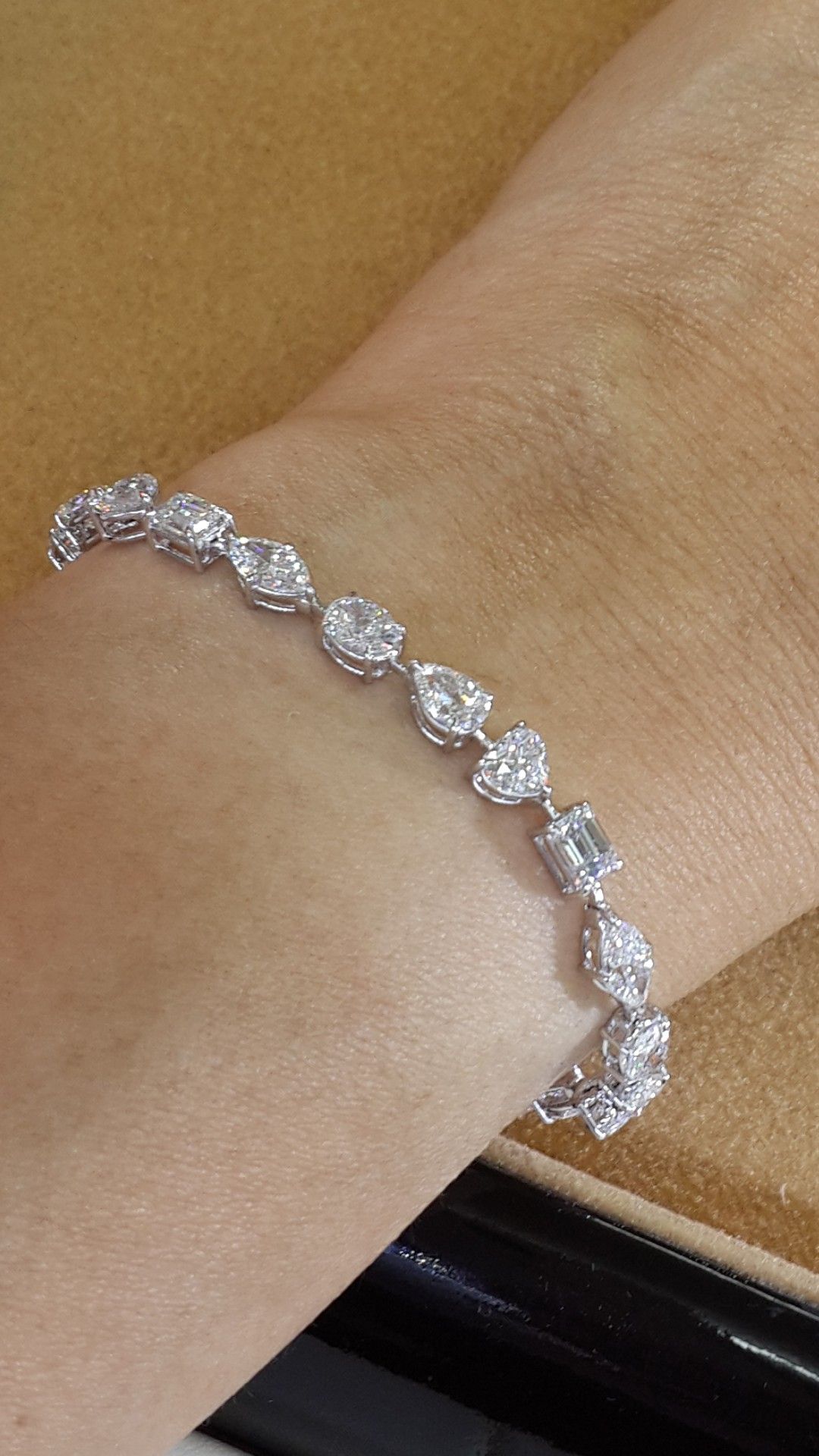 Mixed Cut Diamond Bracelet