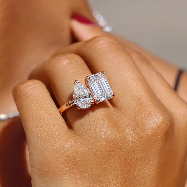Diamond statement ring