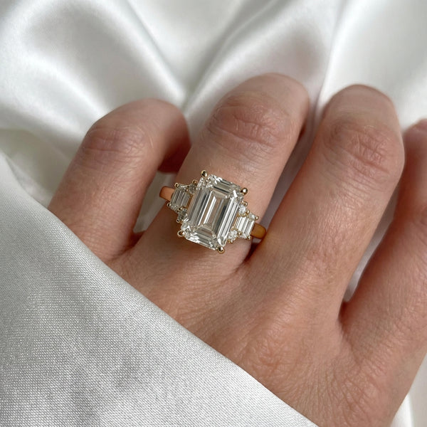 Layered diamond necklaces