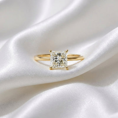 Princess Classic Solitaire Ring