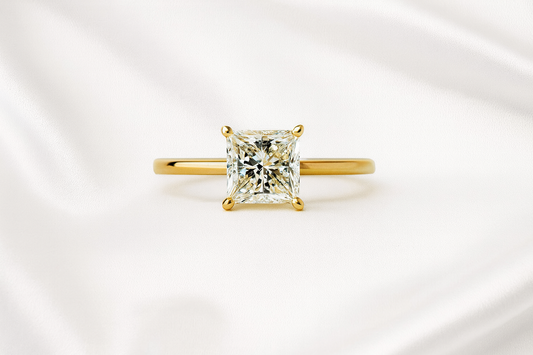 Princess Classic Solitaire Ring
